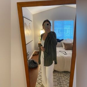 Out from Under Green Cardigan